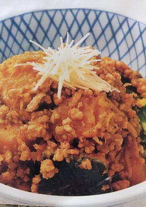 かぼちゃのそぼろ煮-レシピのメイン写真