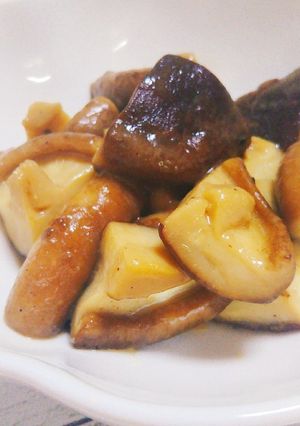 お弁当に☆しいたけのバター焼き-レシピのメイン写真