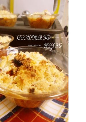 クランブルたっぷり♡リンゴケーキ♡-レシピのメイン写真