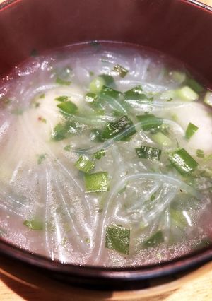 ササミのパクチースープ-レシピのメイン写真