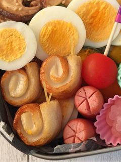 カタツムリ弁当☆ちくわ♩簡単♩-レシピのメイン写真