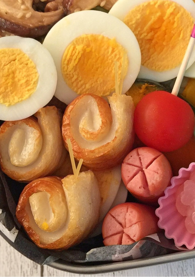 カタツムリ弁当☆ちくわ♩簡単♩-レシピのメイン写真