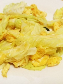 キャベツと卵のバター炒め-レシピのメイン写真