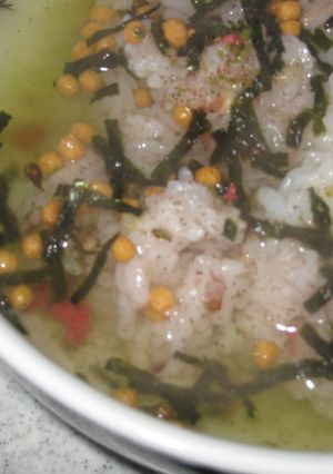 おだしでおいしい雑穀米茶漬け-レシピのメイン写真