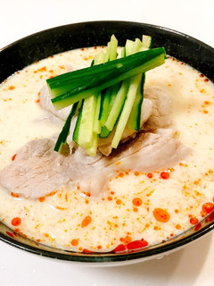 簡単旨辛♡冷しゃぶ担々そうめん-レシピのメイン写真