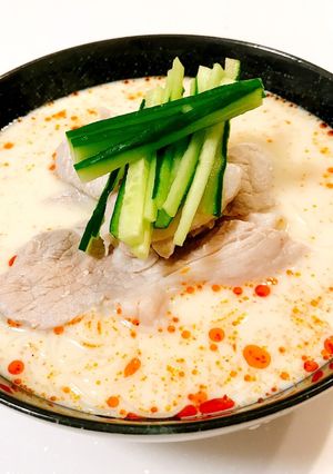 簡単旨辛♡冷しゃぶ担々そうめん-レシピのメイン写真