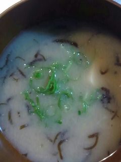 もずくとお豆腐の味噌汁☆-レシピのメイン写真