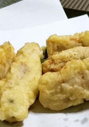 栄養たっぷり☆行者ニンニクの肉巻き天ぷら-レシピのメイン写真
