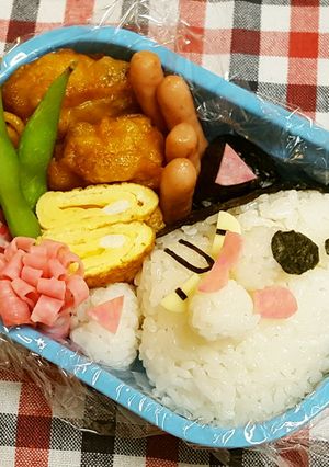 キャラ弁　スプラトゥーンよりジャッジくん-レシピのメイン写真