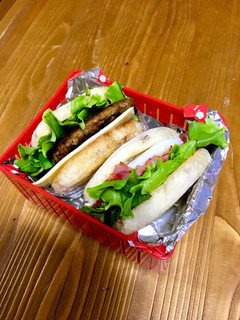 中学生女子 イングリッシュマフィン弁当-レシピのメイン写真