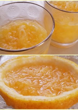 甘夏でゼリー♡ゼラチンで-レシピのメイン写真