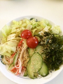 お好きな麺で!さっぱりゴマダレ麺-レシピのメイン写真