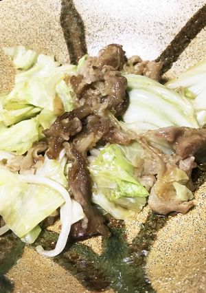 豚肉とキャベツのオイスターソース炒め-レシピのメイン写真