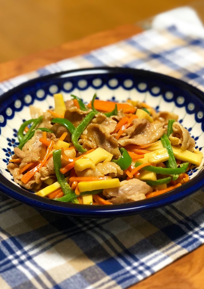 豚肉とたっぷり野菜のオイマヨ炒め-レシピのメイン写真