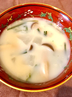 ニラの中華ミルクスープ-レシピのメイン写真