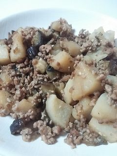 なすと長芋のにんにく醤油炒め-レシピのメイン写真