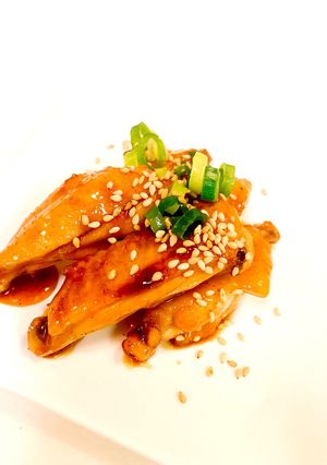 フライパンで！鳥手羽の甘辛煮-レシピのメイン写真
