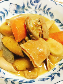 お鍋でモツ煮-レシピのメイン写真