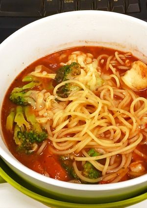 1日分以上？の野菜が摂れるスープパスタ！-レシピのメイン写真