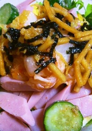 【夏の新定番】あっさりマロニー冷やし中華-レシピのメイン写真