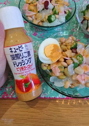 豆とオクラのベジボウル-レシピのメイン写真