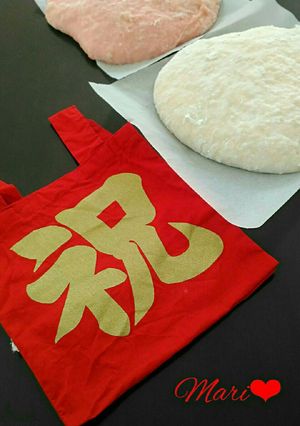 三女1歳☆一升餅☆もち米を鍋で炊き餅つき-レシピのメイン写真