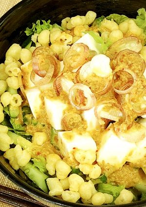 とうふと蕎麦＊和風ベジボウル-レシピのメイン写真