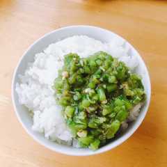 รูปของ ミズとオクラのぶっかけ♪