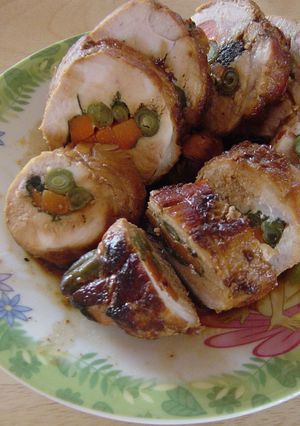 さっぱり梅チキンロール-レシピのメイン写真