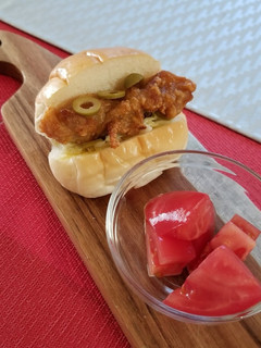 酢キャベツの唐揚げパン-レシピのメイン写真