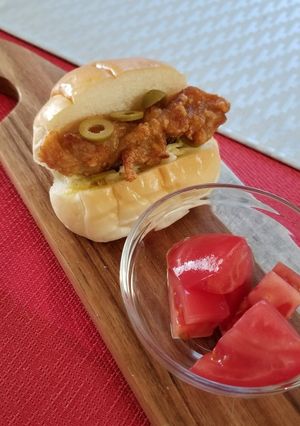 酢キャベツの唐揚げパン-レシピのメイン写真