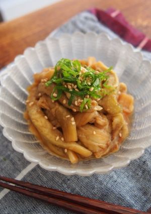 簡単にできる♪香ばし焼きナスのおひたし。-レシピのメイン写真