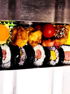 お弁当に*ウインナーと卵焼きの太巻き-レシピのメイン写真