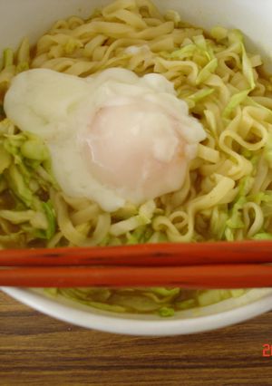もんじゃ風カレーうどん-レシピのメイン写真