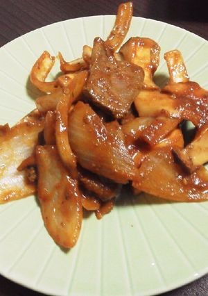 レバーと玉ねぎのケチャップ炒め☆-レシピのメイン写真