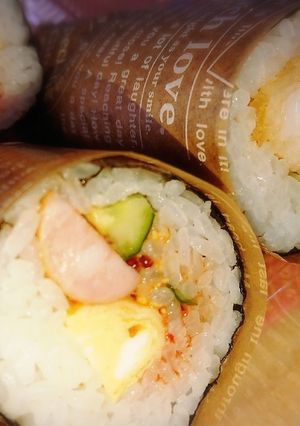 お弁当に！お寿司ブリトー エビフライ-レシピのメイン写真