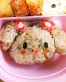 今日のキャラ弁6/5(シナモの友 モカ)