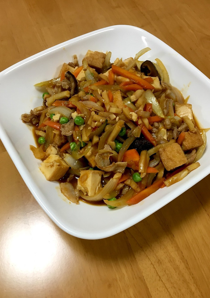 大人の給食☆生揚げ（厚揚げ）の中華煮-レシピのメイン写真