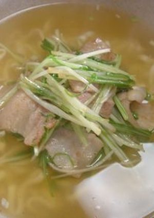 豚肉ハリハリうどん-レシピのメイン写真