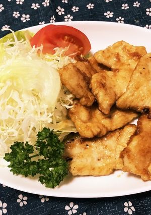 安くて美味い！鶏胸肉の生姜焼き-レシピのメイン写真