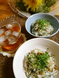 炊飯器で梅ジュースと残香使って混ぜごはん-レシピのメイン写真