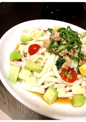 アボカドとツナの冷やしうどん-レシピのメイン写真