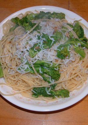 もうすぐ春～超簡単菜の花とシラスのパスタ-レシピのメイン写真