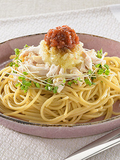 梅雨の時期に☂梅ささみさっぱりパスタ-レシピのメイン写真