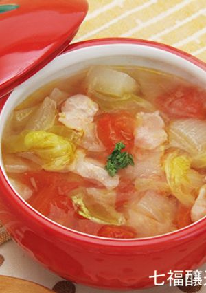 白だし┃たっぷり野菜の白だしスープ-レシピのメイン写真