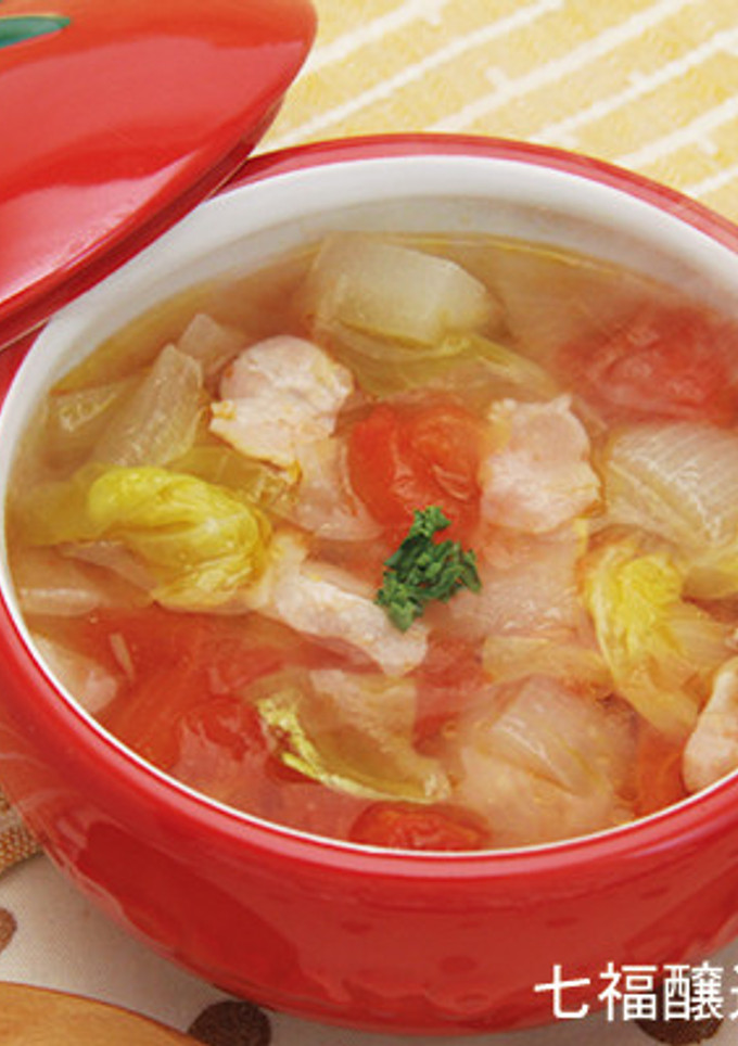 たっぷり野菜の白だしスープ-レシピのメイン写真