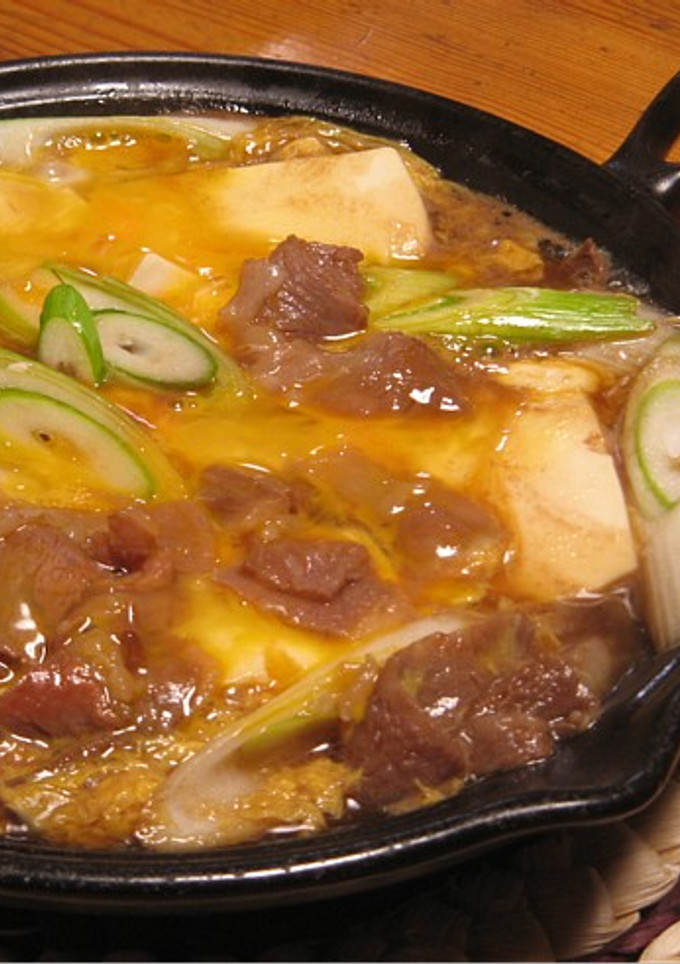 肉豆腐の卵とじ-レシピのメイン写真