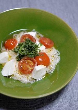 カッペリーニ風トマトそうめん-レシピのメイン写真