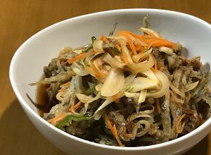 ご飯がススム！カタクチイワシの南蛮漬け♪-レシピのメイン写真