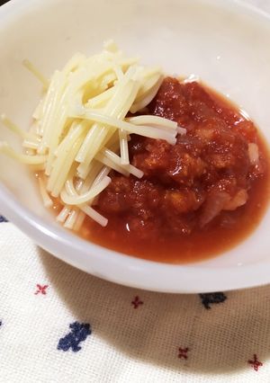 トマトソースパスタ(離乳食8ヶ月)-レシピのメイン写真
